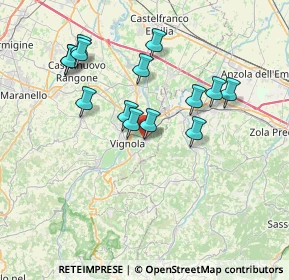 Mappa Piazza Giovanni Falcone, 41056 Savignano Sul Panaro MO, Italia (7.01857)