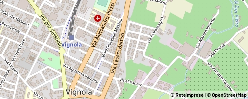 Mappa Vignola