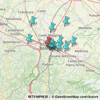 Mappa 40137 Bologna BO, Italia (8.01333)