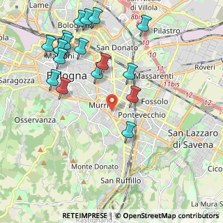 Mappa 40137 Bologna BO, Italia (2.43944)