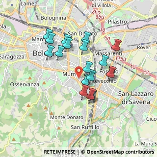 Mappa 40137 Bologna BO, Italia (1.57579)