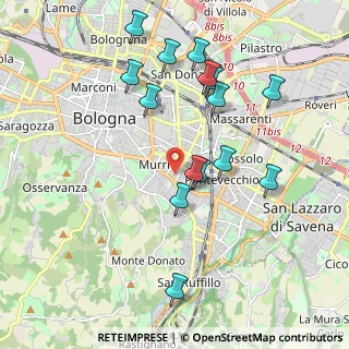 Mappa 40137 Bologna BO, Italia (2.01333)