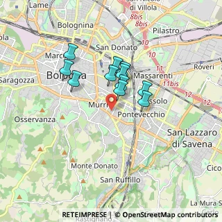 Mappa 40137 Bologna BO, Italia (1.29091)