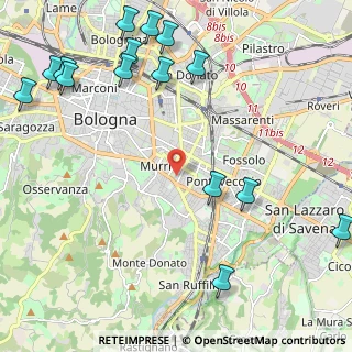 Mappa 40137 Bologna BO, Italia (3.02333)