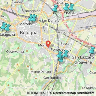 Mappa 40137 Bologna BO, Italia (3.155)