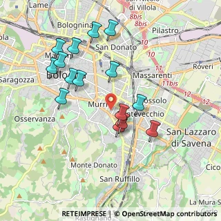 Mappa 40137 Bologna BO, Italia (1.90267)