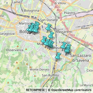 Mappa 40137 Bologna BO, Italia (1.4645)