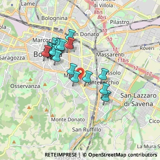 Mappa 40137 Bologna BO, Italia (1.679)