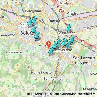 Mappa 40137 Bologna BO, Italia (1.55833)