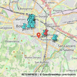 Mappa 40137 Bologna BO, Italia (1.7405)
