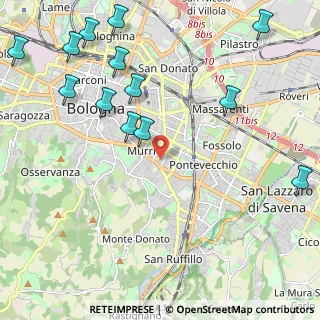 Mappa 40137 Bologna BO, Italia (2.82462)