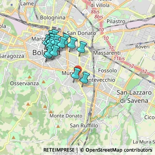 Mappa 40137 Bologna BO, Italia (1.8695)
