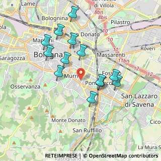 Mappa 40137 Bologna BO, Italia (1.77923)