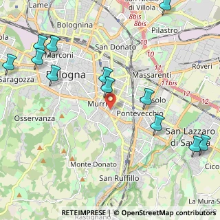 Mappa 40137 Bologna BO, Italia (2.8175)
