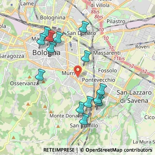 Mappa 40137 Bologna BO, Italia (2.16286)