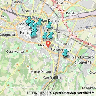 Mappa 40137 Bologna BO, Italia (1.76333)