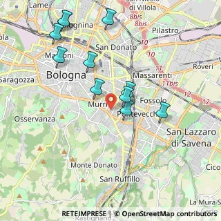 Mappa 40137 Bologna BO, Italia (2.08091)