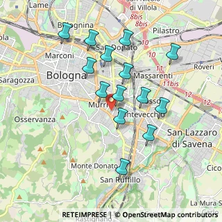 Mappa 40137 Bologna BO, Italia (1.76643)