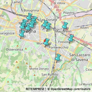 Mappa 40137 Bologna BO, Italia (2.12533)