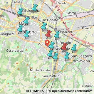 Mappa 40137 Bologna BO, Italia (1.92933)