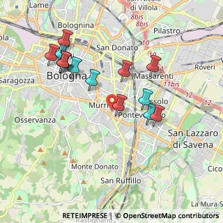 Mappa 40137 Bologna BO, Italia (1.96143)