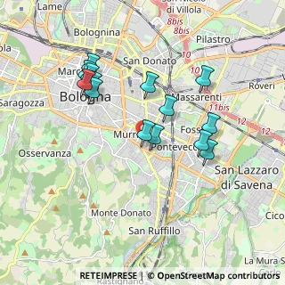 Mappa 40137 Bologna BO, Italia (1.75286)