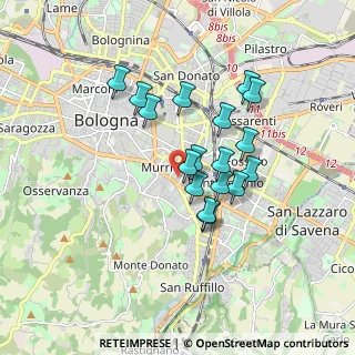 Mappa 40137 Bologna BO, Italia (1.44176)