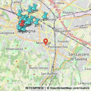 Mappa 40137 Bologna BO, Italia (2.81125)