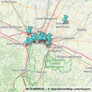 Mappa 40137 Bologna BO, Italia (4.51273)