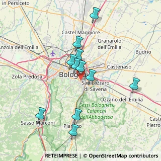 Mappa 40137 Bologna BO, Italia (7.11636)