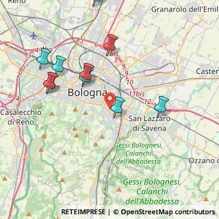 Mappa 40137 Bologna BO, Italia (4.93455)