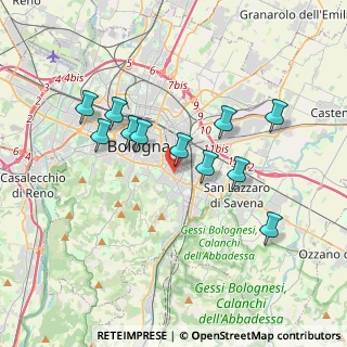 Mappa 40137 Bologna BO, Italia (3.34455)