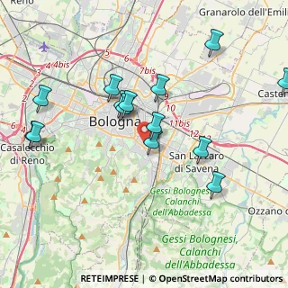 Mappa 40137 Bologna BO, Italia (4.13929)