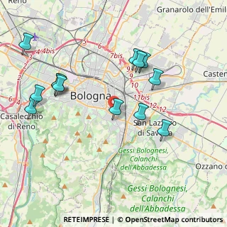Mappa 40137 Bologna BO, Italia (4.30385)