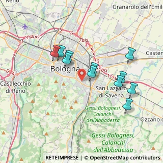 Mappa 40137 Bologna BO, Italia (3.45364)
