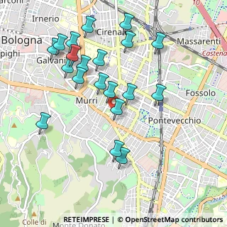 Mappa 40137 Bologna BO, Italia (1.031)