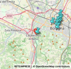 Mappa Via dei Mille, 40033 Casalecchio di Reno BO, Italia (4.84545)