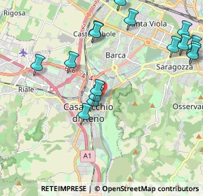 Mappa Via dei Mille, 40033 Casalecchio di Reno BO, Italia (2.54353)