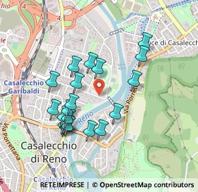 Mappa Via dei Mille, 40033 Casalecchio di Reno BO, Italia (0.429)