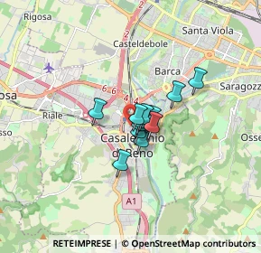 Mappa Via XXV Aprile, 40033 Casalecchio di Reno BO, Italia (0.845)