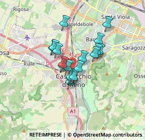 Mappa Via XXV Aprile, 40033 Casalecchio di Reno BO, Italia (1.15722)