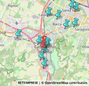 Mappa Via XXV Aprile, 40033 Casalecchio di Reno BO, Italia (1.90286)