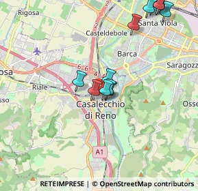 Mappa Via XXV Aprile, 40033 Casalecchio di Reno BO, Italia (2.03167)
