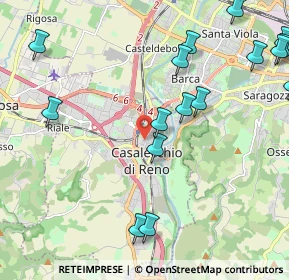 Mappa Via XXV Aprile, 40033 Casalecchio di Reno BO, Italia (3.0425)