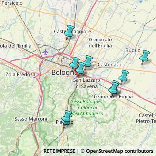 Mappa Via Emilia Levante, 40139 Bologna BO, Italia (7.81182)