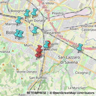 Mappa Via Emilia Levante, 40139 Bologna BO, Italia (2.2281818181818)