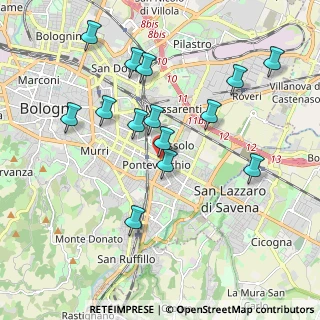 Mappa Via Emilia Levante, 40139 Bologna BO, Italia (1.9492857142857)