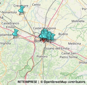 Mappa Via Cavallina, 40137 Bologna BO, Italia (6.15833)