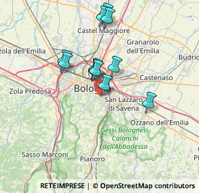 Mappa Via Gino Tinozzi, 40137 Bologna BO, Italia (6.04)