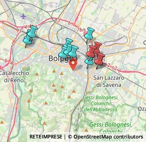 Mappa Via Cavallina, 40137 Bologna BO, Italia (2.87462)